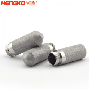 廠家定制微米多孔不銹鋼過濾器_316L粉末燒結(jié)溫濕度變送器探頭保護(hù)罩