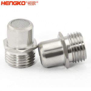 5 10 30 40微米醫(yī)用級粉末燒結(jié)不銹鋼316L直列式過濾器氧氣回路通風機過濾用