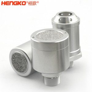 恒歌定制孔徑0.2-120μm不銹鋼氣體傳感器防爆外殼，耐腐蝕防水金屬過濾器