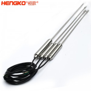 恒歌手持長桿溫濕度傳感器探頭耐高溫防塵高靈敏測(cè)量_用于土壤糧倉