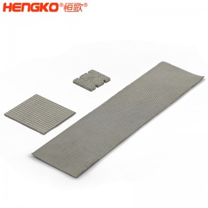 恒歌定制生產(chǎn)1~1000μm濾板 飲料澄清粉塵分離過濾不銹鋼燒結(jié)網(wǎng)濾芯