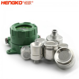 恒歌定制孔徑0.2-120μm不銹鋼氣體傳感器防爆外殼，耐腐蝕防水金屬過濾器