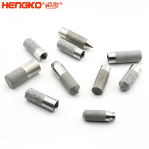 廠家生產(chǎn)0.2-90μm溫濕度傳感器不銹鋼探頭外殼防水防塵耐腐蝕，多種型號(hào)可定制