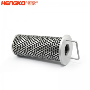 廠(chǎng)家直銷(xiāo)不銹鋼燒結(jié)網(wǎng)濾筒,五層網(wǎng)式過(guò)濾器剛性好可塑性強(qiáng)耐腐蝕