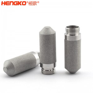 廠家定制微米多孔不銹鋼過濾器_316L粉末燒結(jié)溫濕度變送器探頭保護(hù)罩