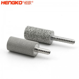 廠家定制316L粉末燒結(jié)不銹鋼過濾器曝氣頭，高強度耐腐蝕水族專用氣泡石