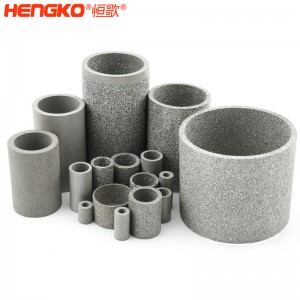 廠家直銷不銹鋼316L粉末微顆粒濾筒，耐高溫防塵不銹鋼金屬燒結(jié)濾筒濾芯