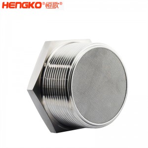 恒歌不銹鋼絲網(wǎng)濾芯燒結(jié)網(wǎng)消聲器消音器耐熱排氣均勻，應(yīng)用于排風(fēng)管消音