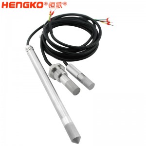 數(shù)字溫濕度傳感器用于糧食倉儲 恒歌防塵高精準(zhǔn)IP65溫濕度傳感器探頭