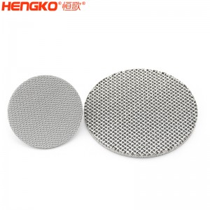 濾芯廠家生產(chǎn)氧氣傳感器不銹鋼燒結(jié)防爆網(wǎng)孔隙均勻，多層網(wǎng)燒結(jié)濾片隔爆元件