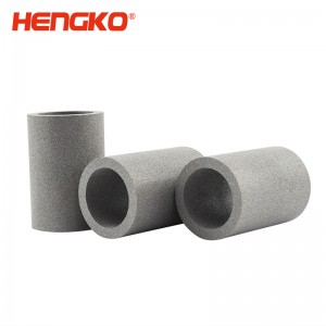 環(huán)保設備粉末燒結不銹鋼濾管筒精度高通透性強