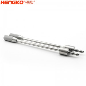 恒歌316L不銹鋼泡沫發(fā)生器_用于水產養(yǎng)魚耐壓易清洗曝氣頭擴散器