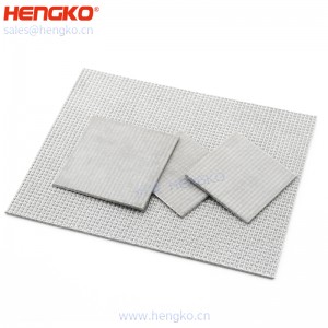 濾芯廠家直銷微米級燒結(jié)不銹鋼絲網(wǎng)濾板_使用壽命長易清洗流化床用不銹鋼網(wǎng)濾芯