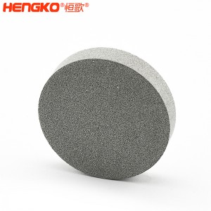 恒歌供應(yīng)生產(chǎn)環(huán)保業(yè)中低溫氣體油氣除塵用粉末燒結(jié)不銹鋼過(guò)濾片