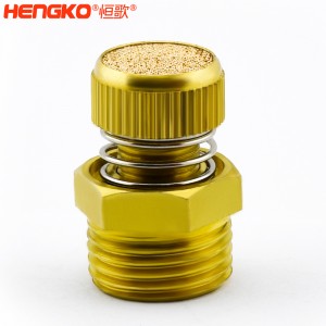 廠家批發(fā)HSD型可調(diào)節(jié)青銅消聲消音器多規(guī)格耐高溫消音降噪，用于電磁閥氣動(dòng)靜音器接頭