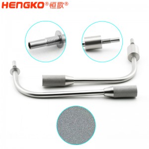 恒歌食品級316L不銹鋼富氫水氣泡石擴散器耐壓流通速度快不掉渣,用于高濃度氫氣發(fā)生器設(shè)備