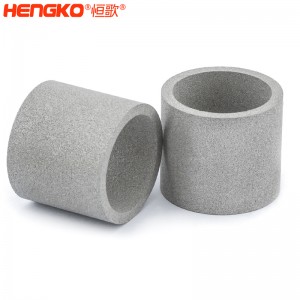 微米級(jí)燒結(jié)金屬粉末濾管筒_工業(yè)除塵器空氣濾芯