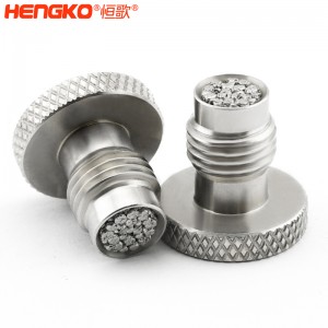 廠家定制有創(chuàng)呼吸機(jī)氣源入口醫(yī)療級(jí)316L不銹鋼過濾器濾芯防塵透氣耐腐蝕，用于呼吸機(jī)