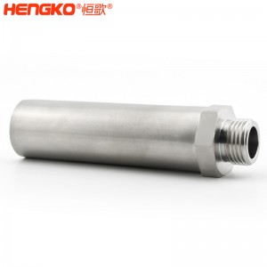 耐高壓工業(yè)設備外螺紋不銹鋼濾芯,易清洗使用壽命長燒結(jié)濾芯