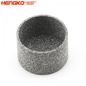 廠家直銷不銹鋼316L粉末微顆粒濾筒，耐高溫防塵不銹鋼金屬燒結(jié)濾筒濾芯