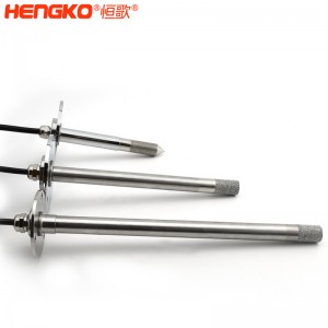 恒歌直銷平頭/尖頭不銹鋼溫濕度傳感器探頭帶電線,用于土壤農業(yè)