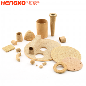 濾芯廠家定制微孔銅燒結(jié)粉末濾管排氣柔性耐高溫耐腐蝕3-90微米，制藥工業(yè)可用